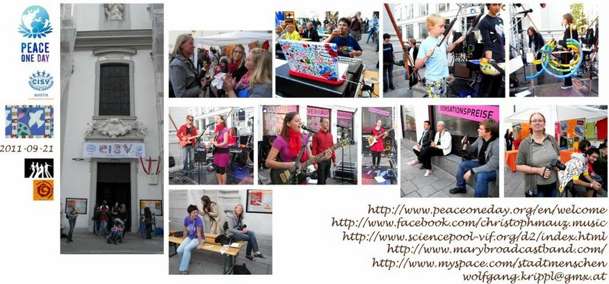 Foto-Collage zum Peace One Day